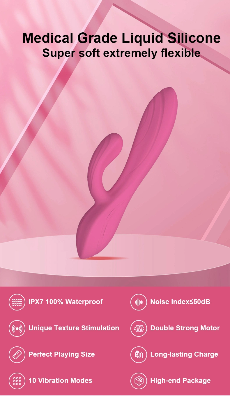 Full Body Silicone Wrapped Sucking Licking Dildo Vagina Vibrator Rabbit Vibrator Massager Adult Sex Toys