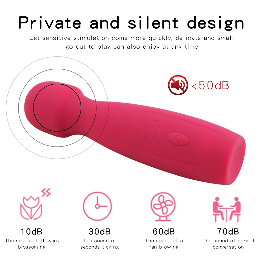 Multi Speed Rechargeable Body Personal Massage Wand Massager Products for Women Sex Toys