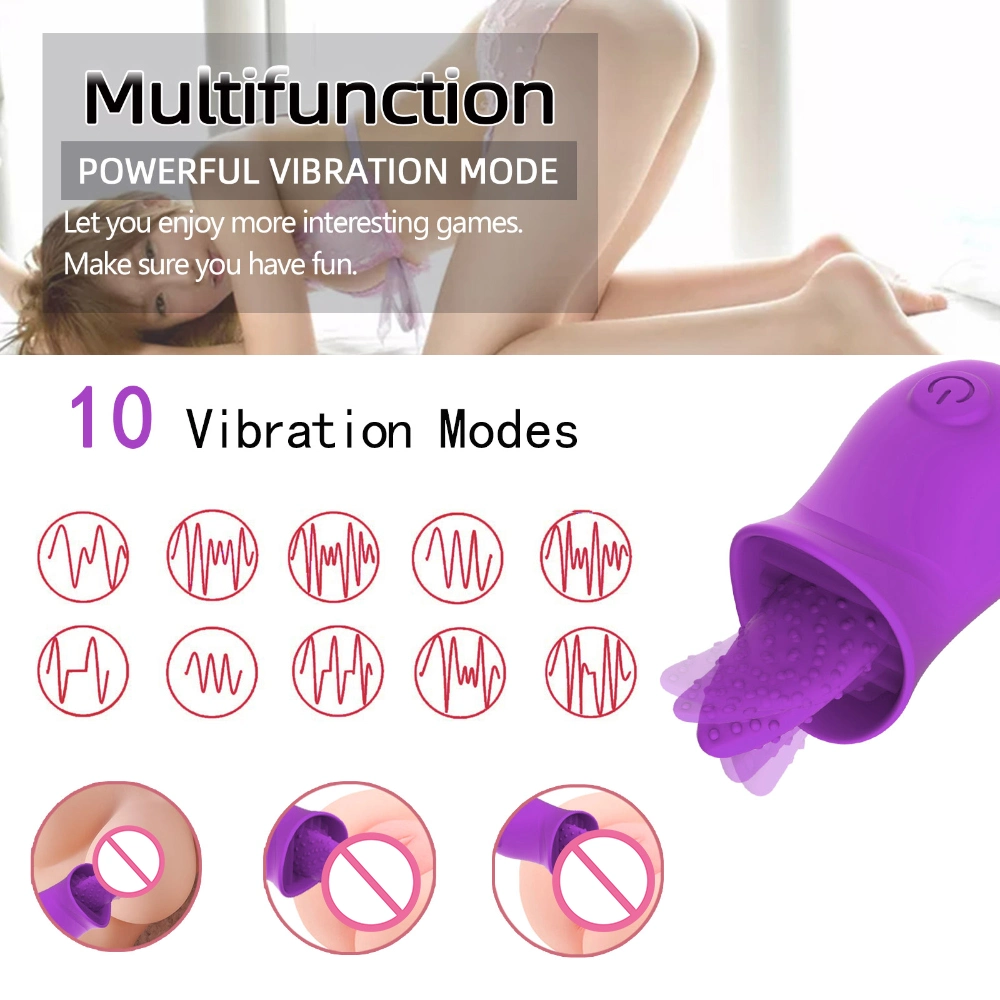 Adult Licker Tongue Vibrator Didol Sex Toys for Women